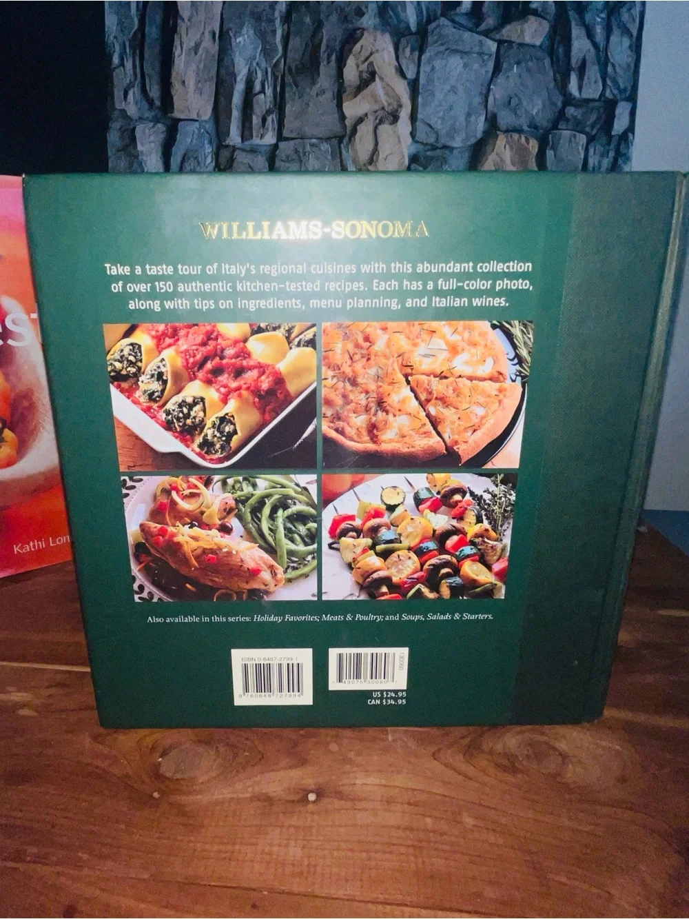 Williams Sonoma Italian Favorites Cookbook & Southwest HardCover Signed Books